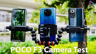 POCO F3 vs POCO X3 Pro vs Redmi Note 10 Pro CAMERA TEST [upl. by Henrietta]