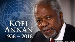 Biography of Kofi Annan  Former Secretary General of United Nations [upl. by Jentoft]