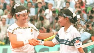 Arantxa SanchezVicario vs Kimiko Date 1995 Roland Garros SF Highlights [upl. by Imuya820]