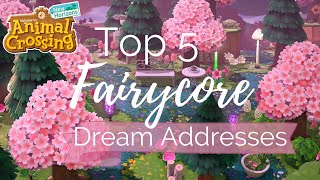 Top 5 Fairycore Dream Addresses for When You Need Island Inspo  Animal Crossing New Horizons [upl. by Jamieson]