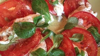 Salade burrata amp tomate  Recette  99 [upl. by Sirraj442]