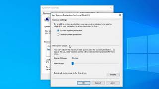 How To Enable The System Restore Protection in Windows 1087 Tutorial [upl. by Delora150]