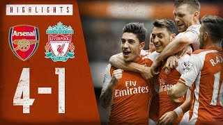 🔥 OZILS FREEKICK 🔥 Arsenal 41 Liverpool  Highlights  April 4 2015 [upl. by Ettennil971]