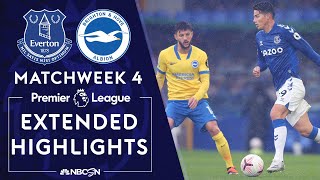 Everton v Brighton  PREMIER LEAGUE HIGHLIGHTS  1032020  NBC Sports [upl. by Avron255]