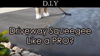 1 Minute DIY Tips  How To Use Driveway Squeegee like a Pro [upl. by Gnehs]