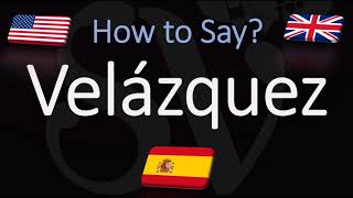 How to Pronounce Velázquez CORRECTLY Spanish amp English Pronunciation [upl. by Teyut756]