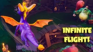 Spyro Reignited INFINITE FLIGHT GLITCH  Guide [upl. by Ainav]