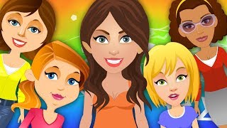 Five Strict Mommies Nursery Rhyme  A Playful Rhyme And Kids Songs [upl. by Iblehs569]