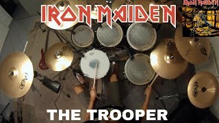 Iron Maiden  THE TROOPER Drum Cover [upl. by Osmen]