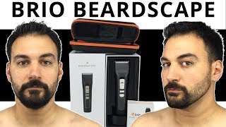 Beard Trimming  Brio Beardscape Trimmer Review [upl. by Alyag217]