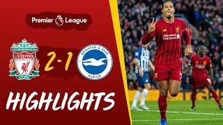 Liverpool 21 Brighton  Van Dijk headers see off Brighton  Highlights [upl. by Siloum]