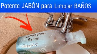 💥PREPARA TU JABON POTENTE PARA LIMPIAR LOS BAÑOS CON INGREDIENTES QUE YA TIENES EN CASA  VINAGRE [upl. by Ryle]