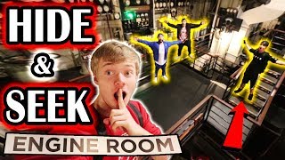 HIDE AND SEEK on HAUNTED GHOST SHIP Basement  Sam Golbach [upl. by Bast]