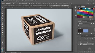 How to Create 3D Packaging Design Mockup in Photoshop  Tutorial [upl. by Deloria]