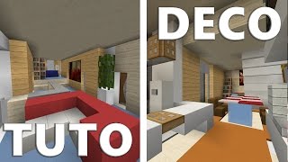 TUTO DECO MAISON MODERNE   Minecraft [upl. by Calvina]