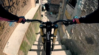 Steep Urban Mountain Biking Down a Rio Favela  Filip Polcs POV [upl. by Lizzie]