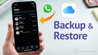 How to Backup amp Restore WhatsApp Messages on iPhone 3 Ways [upl. by Adieren]