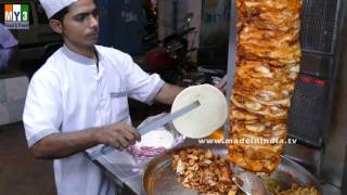 CHICKEN SHAWARMA ROLL  WORLD FAMOUS CHICKEN RECIPE street food [upl. by Elfrida]