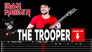 Iron Maiden  The Trooper Bass Backing Track No Bass [upl. by Brawner26]