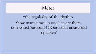 How to Identify Rhythm and Meter in Poetry [upl. by Acimaj]