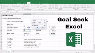 Excel Goal Seek Made Easy A StepbyStep Guide [upl. by Nnylannej]