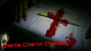 Charlie Charlie pencil game haunted game [upl. by Ardnaiek]