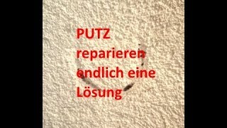 Putz ausbessern  kann jeder [upl. by Kifar]