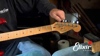 Setting Up Your Stratocaster Guitar Intonation Adjustment Step 4 of 4  ELIXIR Strings [upl. by Dej219]