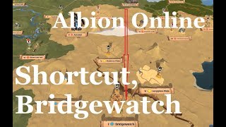 Albion Online  Caerleon to Bridgewatch fast almost safely [upl. by Jillana]