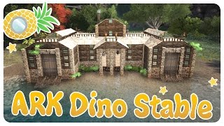 ARK building a dinosaur stable [upl. by Karlis]