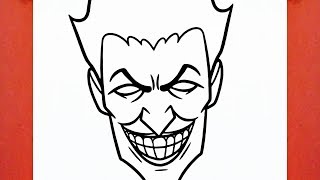 HOW TO DRAW THE JOKER [upl. by Boleyn]