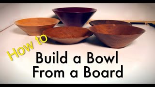 How to Build a Bowl from a Board [upl. by Ydnih]