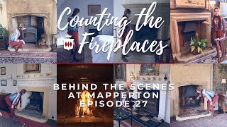 How Many Fireplaces are there in our English Manor House  Behind the Scenes at Mapperton Ep 27 [upl. by Aramad]