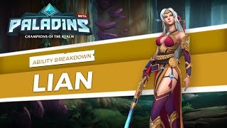 Paladins  Lian  Ability Breakdown [upl. by Akkina]