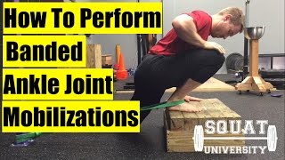 Banded Joint Mobilizations for Stiff Ankles [upl. by Navy]