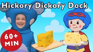 Hickory Dickory Dock  More  Nursery Rhymes from Mother Goose Club [upl. by Florian416]