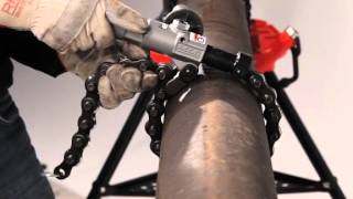 How To Use The RIDGID® Powered Soil Pipe Cutter [upl. by Sowell]