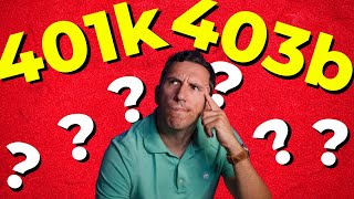 401k vs 403b  Whats the difference between a 401k and 403b [upl. by Fai]