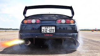 Ultimate SUPRA 2JZ Turbo Compilation  EXTREME SOUND Launches [upl. by Friday311]