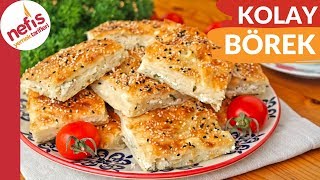 10 DAKİKADA En Kolay ve En Hızlı Börek Tarifi [upl. by Annocahs]