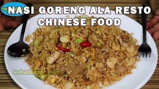 Nasi goreng chinese food ala resto [upl. by Araas]