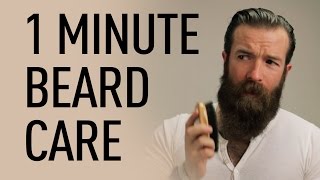 1 Minute Beard Grooming  Jeff Buoncristiano [upl. by Payton738]