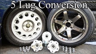 DIY 5 Lug Conversion on your Car or Truck [upl. by Ainoz116]