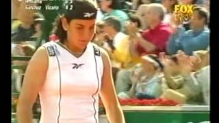 Arantxa Sanchez Vicario vs Serena Williams Paris 1998 R4 highlights [upl. by Gil664]