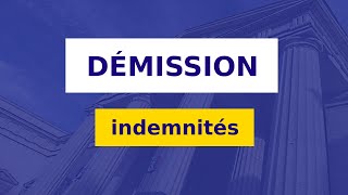 DÉMISSION INDEMNITÉS CDI [upl. by Nnek]