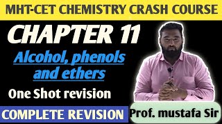 MHT CET CRASH Course  chemistry ch 11 alcohol phenols and ethers class 12 one shot for MHT CET [upl. by Ainsworth870]