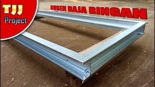 Membuat kusen pintu baja ringan kuat dan anti rayap [upl. by Revlys]