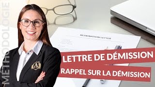 Comment faire une lettre de démission  Rappel sur la démission  Méthodologie  digiSchool [upl. by Lonier]