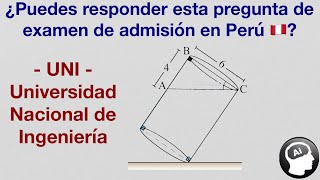 ¿Puedes responder esta pregunta de examen de admision a la UNI  Universidad Nacional de Ingenieria [upl. by Astraea]