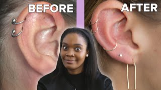 We Got Custom Ear Piercings [upl. by Reyaht]